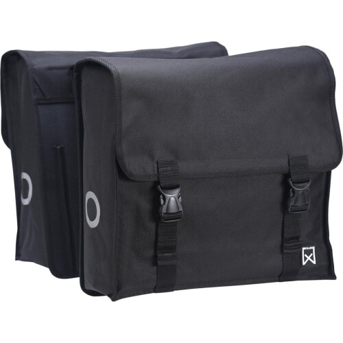Willex - Dubbele Tas - XXL - Waterafstotend - 46 liter - Zwart Tweedehands
