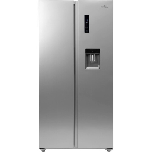 Willow Wsbs84ds - Amerikaanse Koelkast - 176.3 Cm - 430l - No Frost - Zilver | Nieuw (outlet)