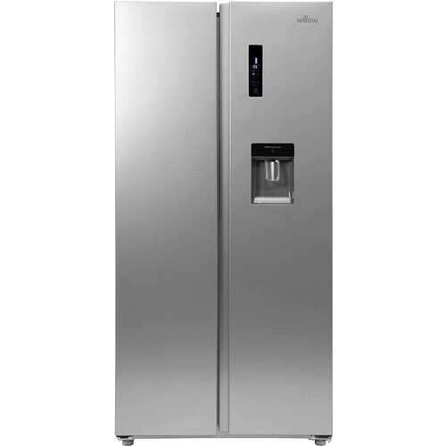 Willow Wsbs84ds - Amerikaanse Koelkast - 176.3 Cm - 430l - No Frost - Zilver | Nieuw (outlet) Tweedehands