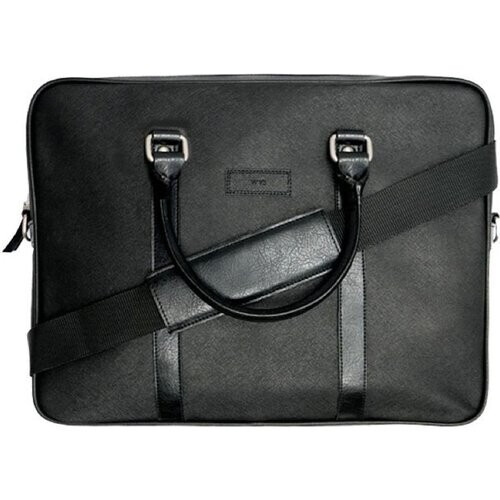 Will's Vegan Store dames vegan Aktetas Slank Zwart Tweedehands