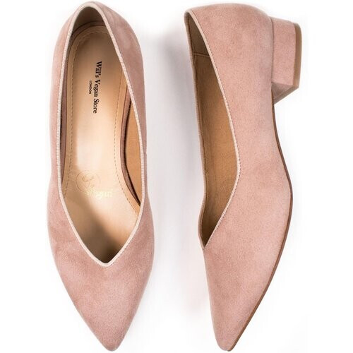 Will's Vegan Store dames vegan Ballerina's Point Roze Tweedehands