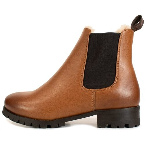 Will's Vegan Store dames vegan Chelsea Boots Luxe Insulated Deep Tread Bruin Tweedehands