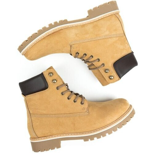 Will's Vegan Store dames vegan Dock Boots Beige Tweedehands