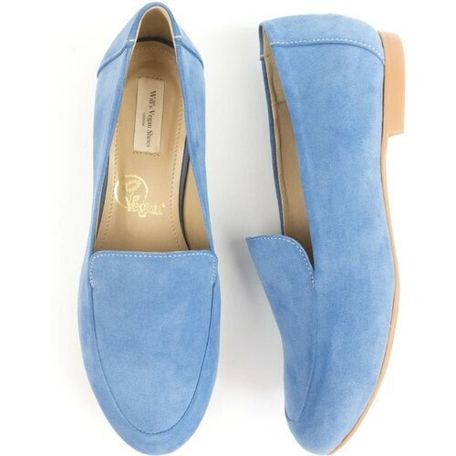 Will's Vegan Store dames vegan Loafers Blauw Tweedehands