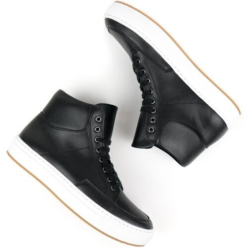 Will's Vegan Store dames vegan Sneakers Boots Zwart Tweedehands