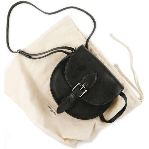 Will's Vegan Store dames vegan Zadeltas Zwart Tweedehands