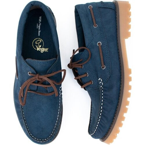 Will's Vegan Store mannen vegan Bootschoenen Donkerblauw Tweedehands