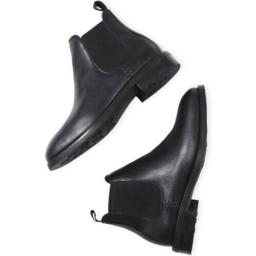 Will's Vegan Store mannen vegan Chelsea Boots Zwart Tweedehands