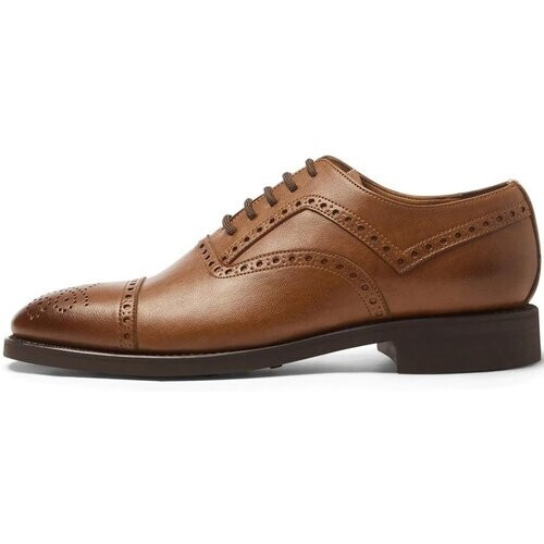 Will's Vegan Store mannen vegan Goodyear Welt Brogues Tan Tweedehands