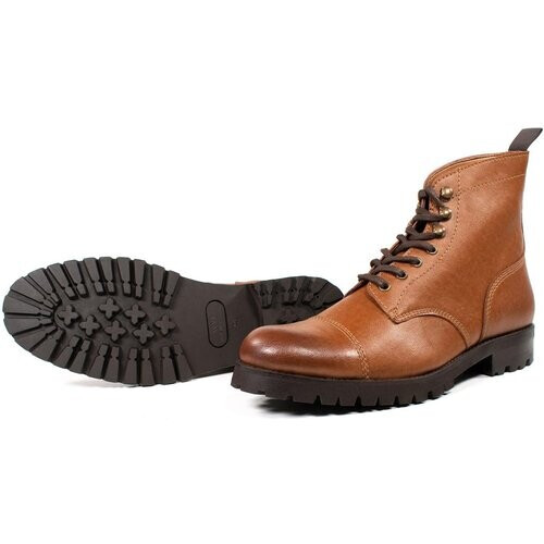 Will's Vegan Store mannen vegan Laarzen Work Boots Lichtbruin Tweedehands