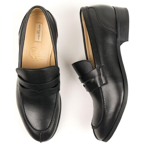 Will's Vegan Store mannen vegan Loafers City Zwart Tweedehands