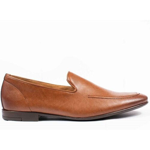 Will's Vegan Store mannen vegan Loafers Slip-On Cognac Tweedehands