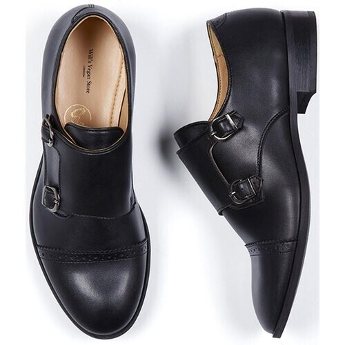 Will's Vegan Store mannen vegan Monks City Zwart Tweedehands