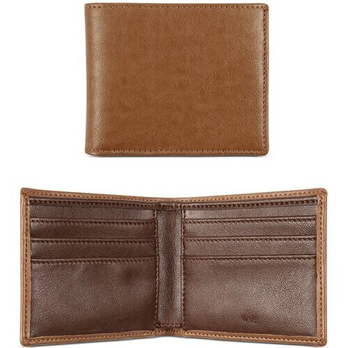Will's Vegan Store mannen vegan Portemonne Slim Billfold Bruin Tweedehands