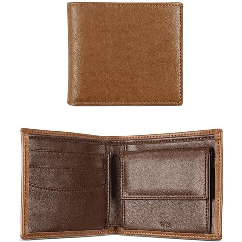 Will's Vegan Store mannen vegan Portemonnee Billfold Coin Bruin Tweedehands