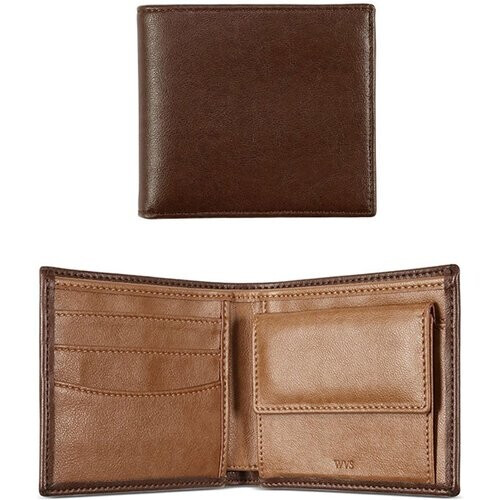 Will's Vegan Store mannen vegan Portemonnee Billfold Coin Donkerbruin Tweedehands