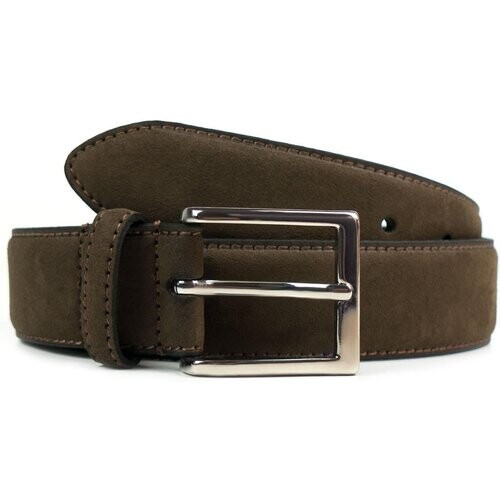 Will's Vegan Store mannen vegan Riem Continental 3.5 Cm Donkerbruin Tweedehands