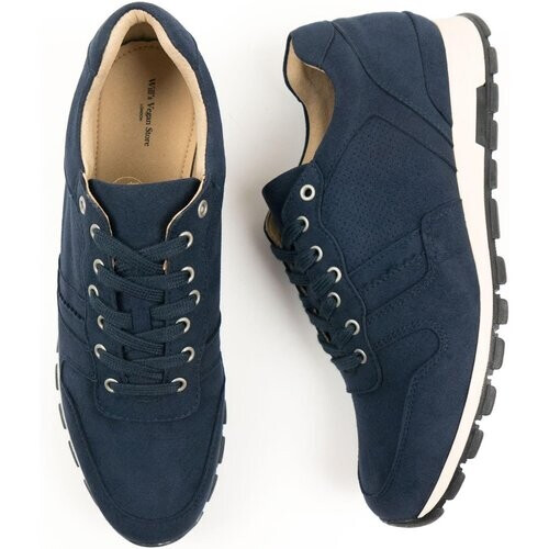 Will's Vegan Store mannen vegan Sneakers Milan Donkerblauw Tweedehands
