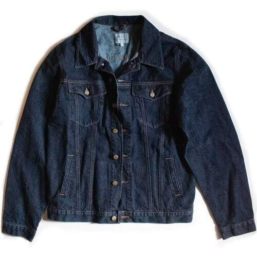 Will's Vegan Store mannen vegan Spijkerjas Classic Trucker Donkerblauw Tweedehands