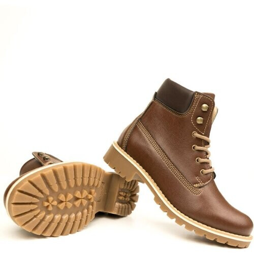 Will's Vegan Store unisex vegan Dock Boots Bruin Tweedehands