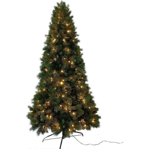 Wintervalley Trees - Kunstkerstboom Joren - 180 cm - 300 LED lampjes warm wit - Groen