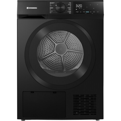 Wisberg Wbdr1400a38bnb - Warmtepompdroger - 8 Kg - 65 Db - Energieklasse C - Zwart | Nieuw (outlet) Tweedehands