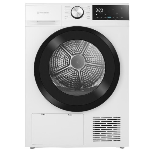 Wisberg WBDR1400A38WNB - Warmtepompdroger - 8 kg - 65 dB - Energieklasse C - Wit Tweedehands