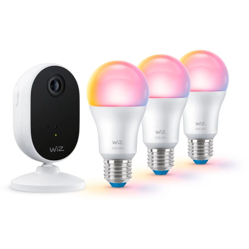 WiZ Home Monitoring - Starterkit - 1 camera 3 lampen