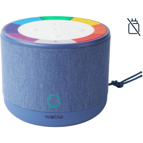 Wobie box - 2.1 Draagbaar Luidsprekersysteem - Draadloos Bluetooth 5.1 - Blauw Tweedehands