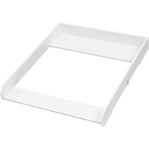 WOLTU WT007 aankleedblad voor commode - wit MDF - verstelbare diepte 46,5 tot 50 cm
