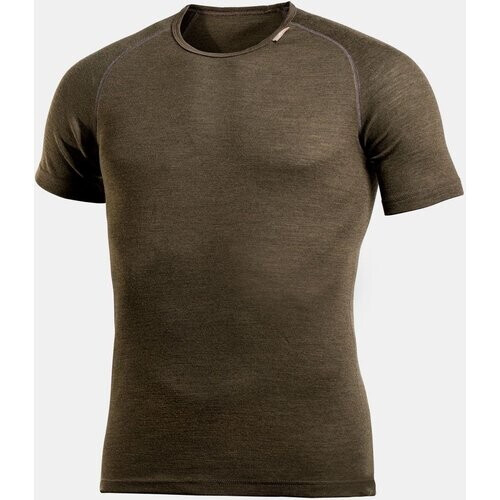 Woolpower Tee Lite Baselayer Shirt Unisex Donkergroen Tweedehands