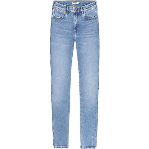 WRANGLER HIGH SKINNY - Dames Skinny Jeans - Hoge taille - Blauw