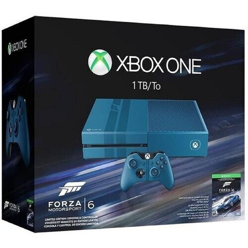 Xbox One 1000GB - Blauw - Limited edition Forza Motorsport 6 + Forza Motorsport 6 Tweedehands