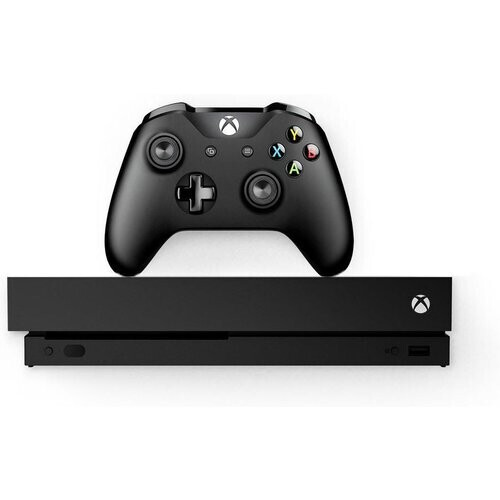Refurbished Xbox One X 1000GB - Zwart + FIFA 20 Tweedehands