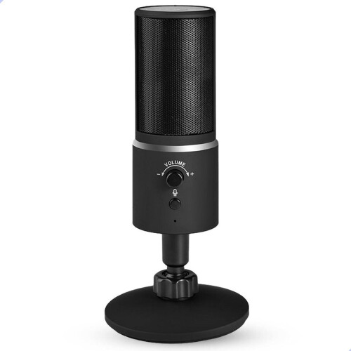 Xeca USB Microfoon - Gaming&Streaming - Noise Cancelling&Shock Mount - Zwart Tweedehands