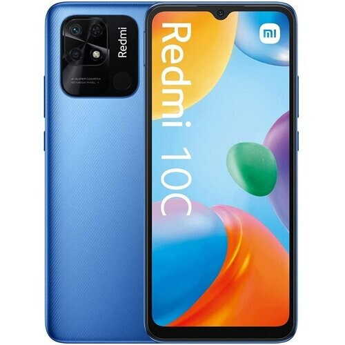Refurbished Xiaomi Redmi 10C 128GB - Blauw - Simlockvrij - Dual-SIM Tweedehands