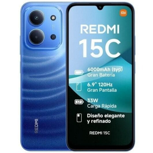 Xiaomi Redmi 15C 4G - Blauw - 256 GB - Dubbele fysieke simkaart