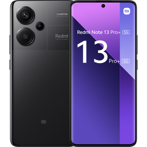 XIAOMI Redmi Note 13 Pro+ 5G - 200 MP camera - 512 GB - Zwart