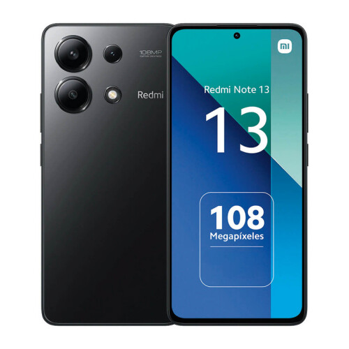 XIAOMI Redmi Note 13 - Smartphone - 8 GB RAM - 128 GB - 108 MP - Zwart
