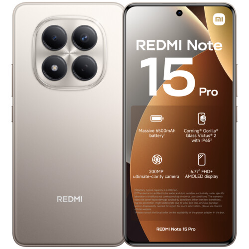 Xiaomi Redmi Note 15 Pro 8GB/256GB Zilver - 256 GB Zilver