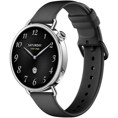 Xiaomi Watch S4 - Smartwatch - 1,43-inch AMOLED - Zilver (Zwart)