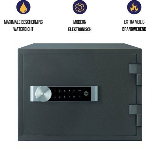 Yale YFM/352/FG2/B - Brandwerende kluis - 1 uur brandwering - Zwart Tweedehands