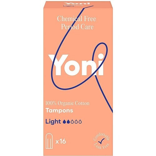 Yoni Biologisch Katoenen Tampons Light 16 stuks