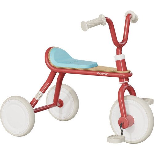 Yvolution Classic Trike - Driewieler met Vintage Look - Schuimrubberen Zadel - Rood