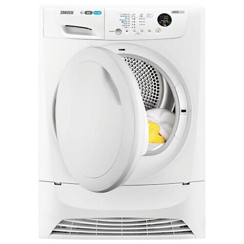 Zanussi Zdh8333pz - Warmtepompdroger - 8 Kg - Autosense - 66 Db - Energieklasse A+ | Tweedehands (Refurbished)