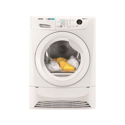 Zanussi Zdh8333w - Warmtepompdroger - 8 Kg - Zelfreinigende Condensor - 66 Db - Energieklasse A+ | Tweedehands (Refurbished)