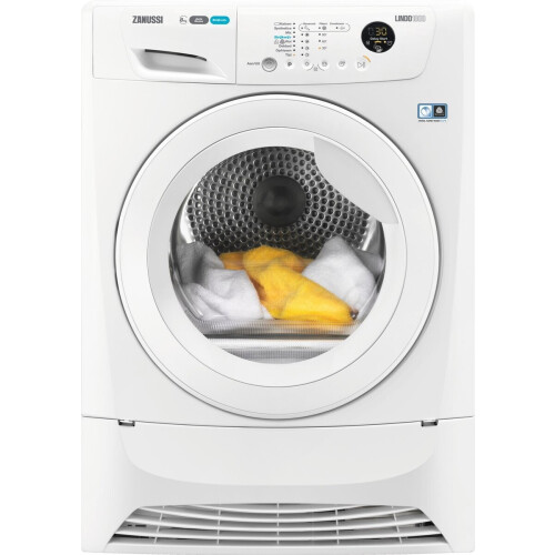 Zanussi Zdh8473nw - Warmtepompdroger - 8 Kg - Koolborstelloos - 65 Db - Energieklasse A+++ | Tweedehands (Refurbished)