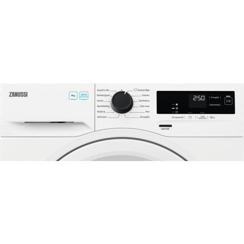 Zanussi Zdhn976tw - Warmtepompdroger - 9 Kg - 65 Db - Wit | Tweedehands (Refurbished)