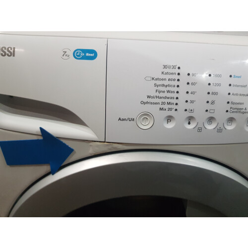 Zanussi Zwf71663w - Wasmachine - 7 Kg - 1600 Tpm - Koolborstelloze Motor