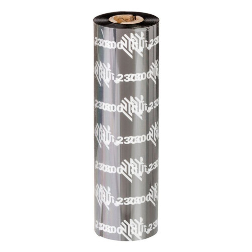 Zebra 2300 - Wax Thermal Ribbon - 131mm x 450m - Zwart